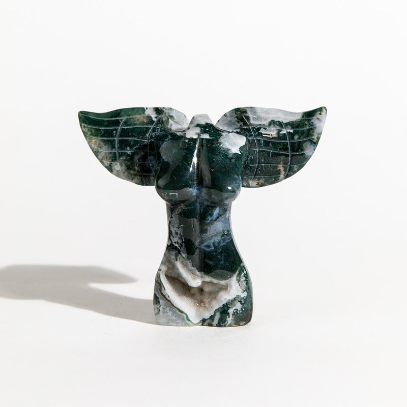 Moss Agate Goddess